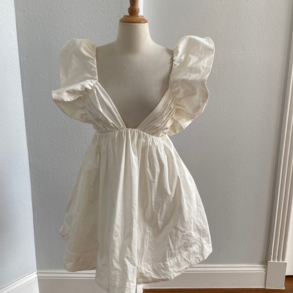 For Love And Lemons Dresses & Skirts - FOR LOVE & LEMONS Ruffle Sleeves Mini Dress Size S